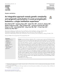 An Integrative Approach Reveals Genetic Complexity and Epigenetic