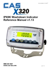 CAS X320 Reference Manual V20161115