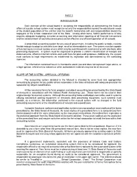 PART 2 INTRODUCTION Each Member of the School Board In