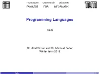 Programming Languages