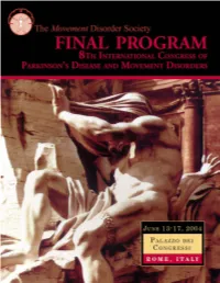 View Rome, Italy Final Program