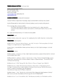 Curriculum Vitae