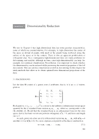 Dimensionality Reduction