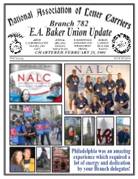 EA Baker Union Update