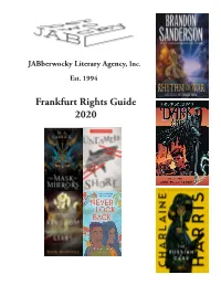 Frankfurt Rights Guide 2020 Featured Releases