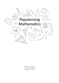Popularising Mathematics