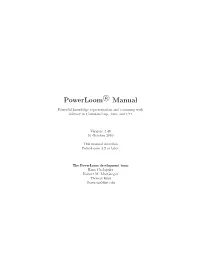 Powerloom Manual