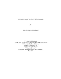 A Predictive Analysis of Classical Greek Settlements by Andrew