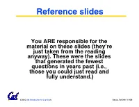 C Reference Slides