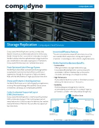 Storage Replication Compudyne Cloud Services
