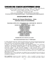 Unione Dei Comuni Montiferru Sinis