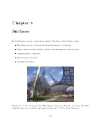 Chapter 4 Surfaces