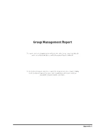 Group Management Report 2011