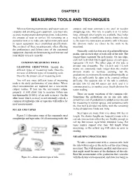 Measuring Tools and Techniques