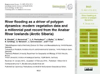 River Flooding As a Driver of Polygon Dynamics