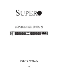 SUPERSERVER 6015C-Ni