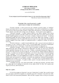 Version Imprimable Du Guide