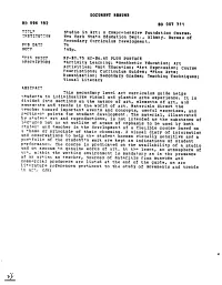 Divided Into Sections on the Naturo of Art, Elements of Art, And