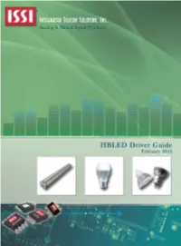 HBLED Product Selector Guide