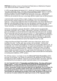 Innovation and Public Policy: the Case of Personal Rapid Transit", Based on Research, Carried on As Part of the Doctoral Program at UCLA from 1973-1977