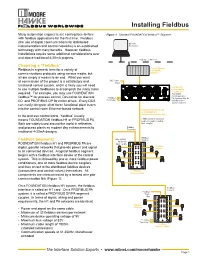 Installing Fieldbus Installing Fieldbus