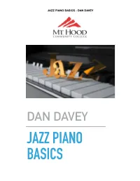 Jazz Piano Basics Handout WIBC17