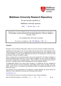 Middlesex University Research Repository an Open Access Repository Of