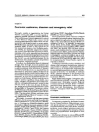 [ 1984 ] Part 1 Sec 2 Chapter 3 Economic Assistance, Disasters