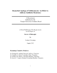 An Effort to Address Antibiotic Resistance