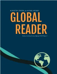 Global Reader Volume 2 | 2018