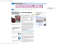 Graduate Has 11 Advanced Degrees, and Counting - USATODAY.Com