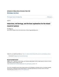 Inductions, Red Herrings, and the Best Explanation for the Mixed Record of Science