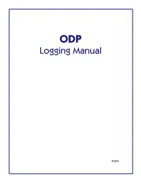 Logging Manual