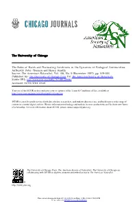 The Roles of Harsh and Fluctuating Conditions in the Dynamics of Ecological Communities Author(S): Peter Chesson and Nancy Huntly Source: the American Naturalist, Vol