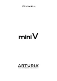User Manual Mini V