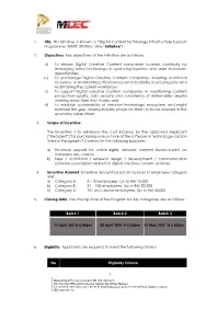 BATIK DIGITAL” (The “Initiative”)