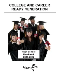 College and Career Ready Generation