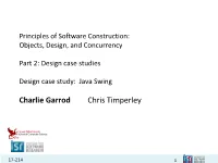 Design Case Study: Java Swing