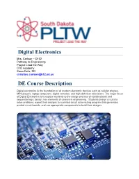 Digital Electronics Syllabus
