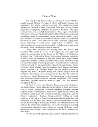 Editors' Note