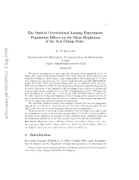 Optical Gravitational Lensing Experiment. Population Effects On