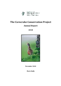 The Corncrake Conservation Project Annual Report