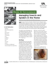 HENV-401:Managing Insects and Spiders in the Home