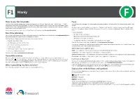 Manly Ferry Timetable