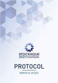 Protocol March 22-28 2021