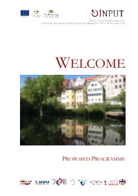 Tagungsprogramm in Englischer Sprache