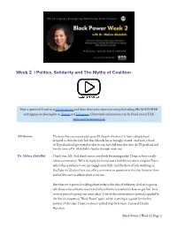 Transcript-Black Power Week 2