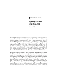 What Does It Mean to Make-Up the Mind (Οὕτω Διανοεῖσθε)? Justin Murphy
