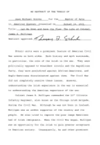 AN ABSTRACT of the THESIS of Sean Michael