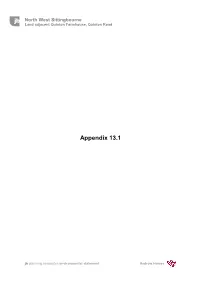 Appendix 13.1